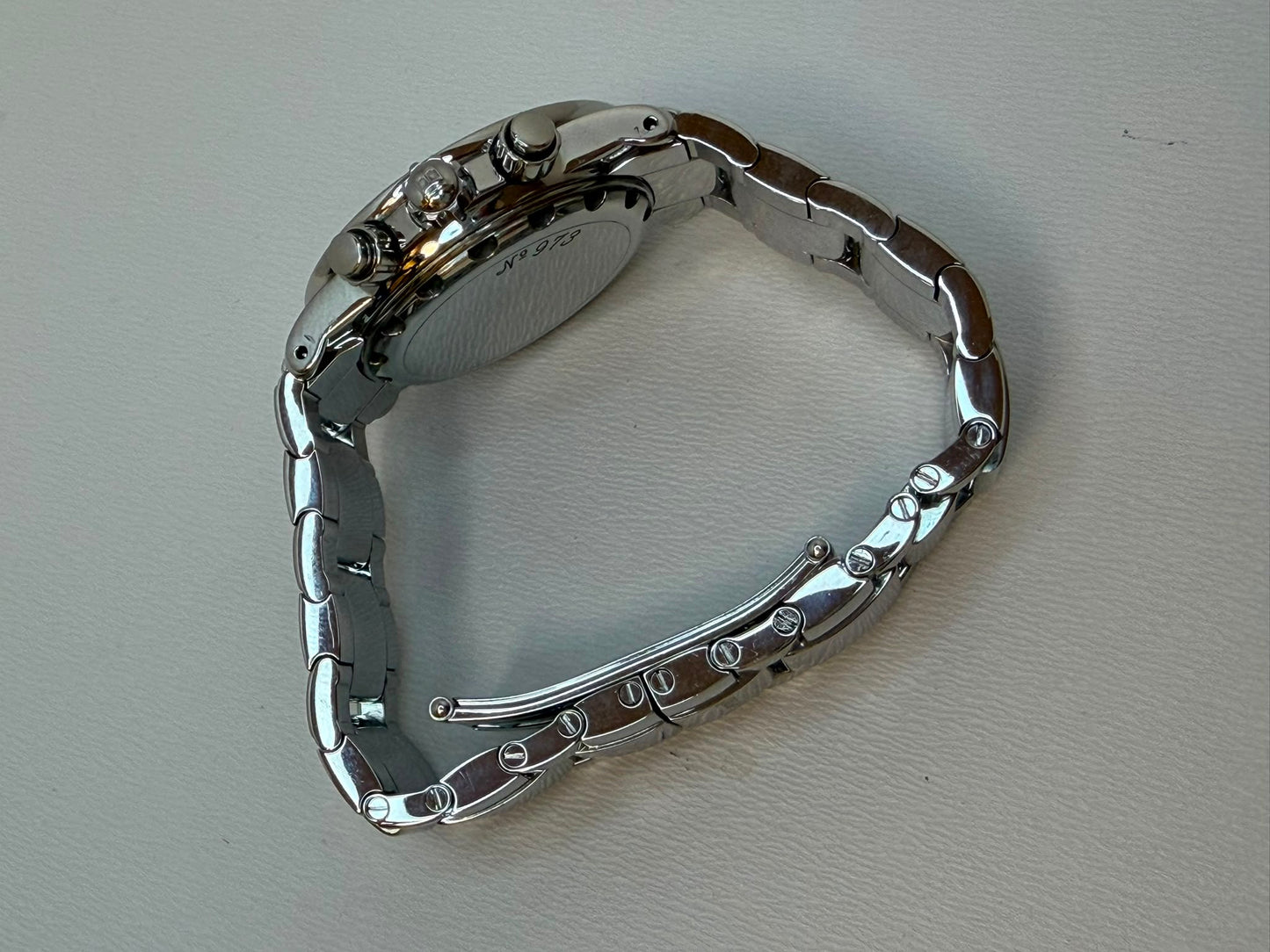 Blancpain Léman Flyback Chronograph Lady, mit original Diamantenbesatzung