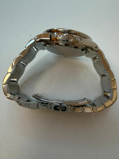 Blancpain Léman Flyback Chronograph Lady, mit original Diamantenbesatzung